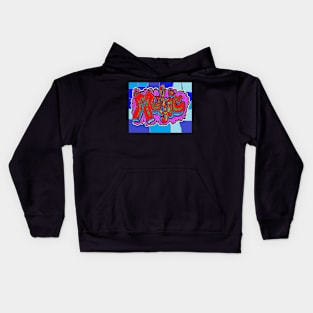 Graffiti Music pop 2 Kids Hoodie